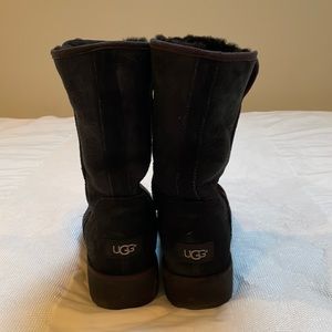 Ugg *waterproof edition* wedge calf height boots black